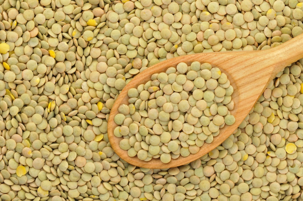 Green lentils